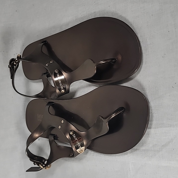 Michael Kors Shoes - 💛michael KORS Embellished Jelly Black Slingback Sandals size 8M